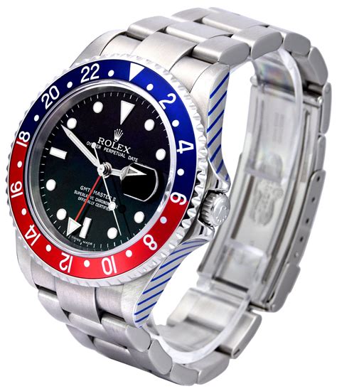 rolex gmt master ii pepsi 16710 review|rolex gmt pepsi diamond bezel.